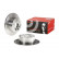 Disco de freno trasero 08.3441.24 Brembo, Miniatura 3