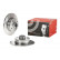 Disco de freno trasero 08.5005.14 Brembo, Miniatura 3