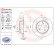 Disco de freno trasero 08.5346.10 Brembo, Miniatura 4