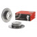 Disco de freno trasero 08.7015.21 Brembo, Miniatura 3