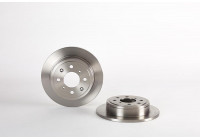 Disco de freno trasero 08.7104.14 Brembo