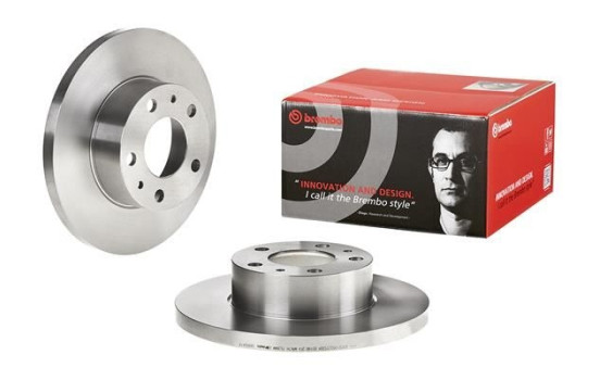 Disco de freno trasero 08.9604.14 Brembo, Imagen 2
