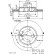Disco de freno trasero 09.9582.10 Brembo, Miniatura 2