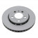 Disco de freno trasero 23560 FEBI