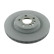 Disco de freno trasero 24957 FEBI