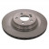Disco de freno trasero 26403 FEBI