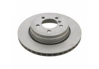 Disco de freno trasero 31724 FEBI