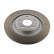 Disco de freno trasero 36454 FEBI