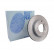 Disco de freno trasero ADC44385 Blue Print