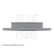 Disco de freno trasero ADG04396 Blue Print, Miniatura 4