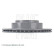 Disco de freno trasero ADS74320 Blue Print, Miniatura 4