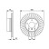 Disco de freno trasero BD1356 Bosch, Miniatura 5