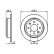 Disco de freno trasero BD290 Bosch
