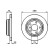 Disco de freno trasero BD357 Bosch, Miniatura 5