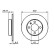 Disco de freno trasero BD418 Bosch, Miniatura 5