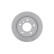 Disco de freno trasero BD483 Bosch