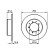 Disco de freno trasero BD572 Bosch, Miniatura 5