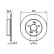 Disco de freno trasero BD671 Bosch, Miniatura 5