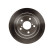 Disco de freno trasero BD704 Bosch