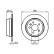 Disco de freno trasero BD772 Bosch, Miniatura 5