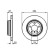 Disco de freno trasero BD898 Bosch, Miniatura 5