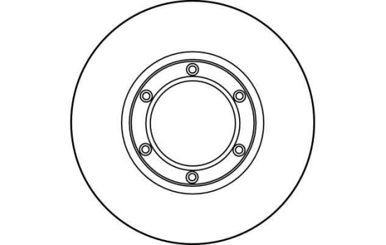 Disco de freno trasero DF1005 TRW, Imagen 2