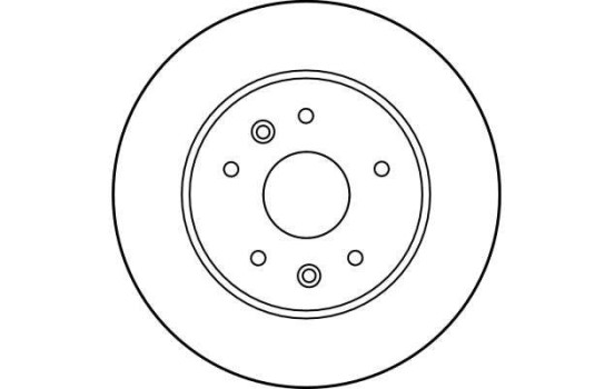Disco de freno trasero DF1029 TRW, Imagen 2