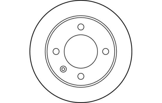 Disco de freno trasero DF1122 TRW, Imagen 3