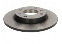 Disco de freno trasero DF1217 TRW