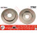 Disco de freno trasero DF1654 TRW