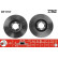 Disco de freno trasero DF1707 TRW, Miniatura 2