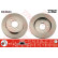 Disco de freno trasero DF2623 TRW