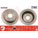 Disco de freno trasero DF2646 TRW
