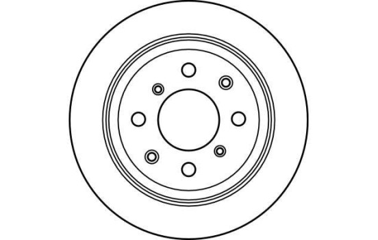 Disco de freno trasero DF2646 TRW, Imagen 3