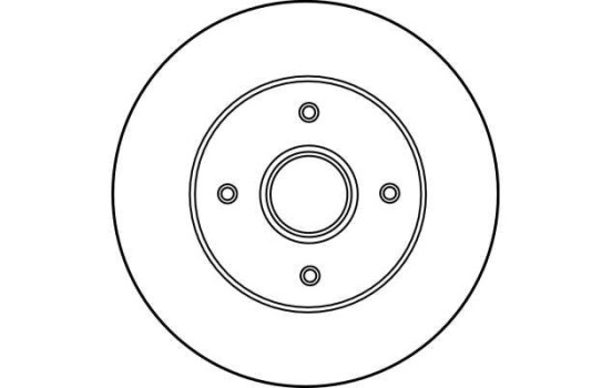 Disco de freno trasero DF2706 TRW, Imagen 4