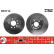 Disco de freno trasero DF2714 TRW, Miniatura 2