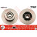 Disco de freno trasero DF2771 TRW