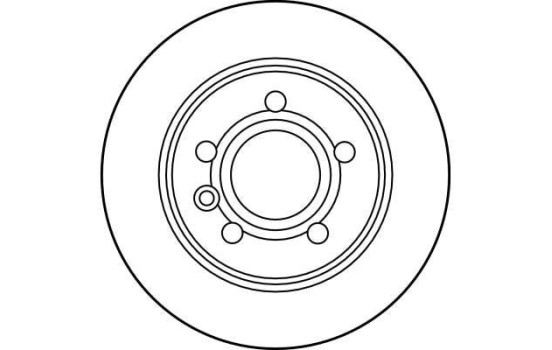 Disco de freno trasero DF2777 TRW, Imagen 3