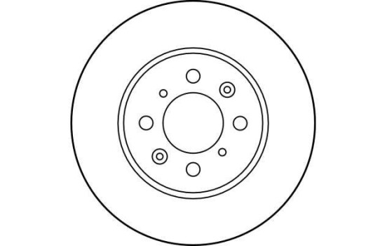 Disco de freno trasero DF2792 TRW, Imagen 3