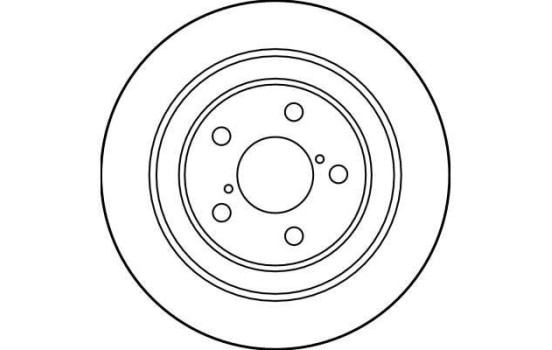 Disco de freno trasero DF3092 TRW, Imagen 2