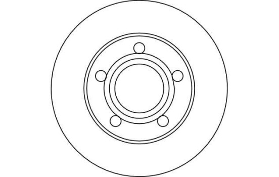 Disco de freno trasero DF4038 TRW, Imagen 3