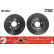 Disco de freno trasero DF4051 TRW, Miniatura 2