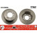 Disco de freno trasero DF4088S TRW, Miniatura 2