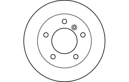 Disco de freno trasero DF4088S TRW, Imagen 3