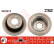 Disco de freno trasero DF4213 TRW