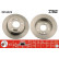 Disco de freno trasero DF4223 TRW, Miniatura 2