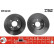 Disco de freno trasero DF4240 TRW, Miniatura 2