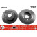 Disco de freno trasero DF4251 TRW