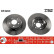 Disco de freno trasero DF4263 TRW, Miniatura 2
