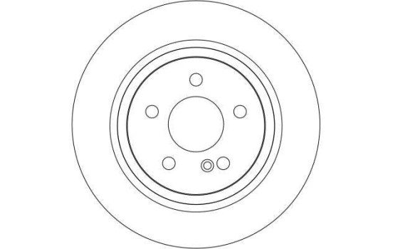 Disco de freno trasero DF4263 TRW, Imagen 3